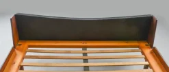 Pamono Mid-Century Danish Teak Double Bed with Cane Headboard by Hans J. Wegner for Getama, 1960s Hot