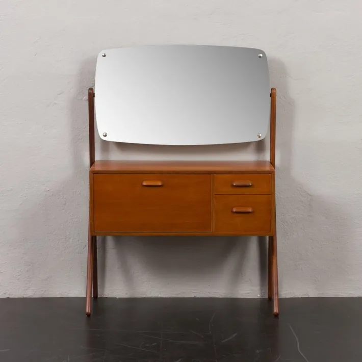 Pamono Mid-Century Danish Teak Dressing Table from Ølholm Møbelfabrik, 1960s Discount