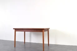 Pamono Mid-Century Danish Teak Extendable Dining Table, 1960s New