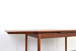 Pamono Mid-Century Danish Teak Extendable Dining Table, 1960s New