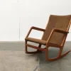 Pamono Mid-Century Danish Teak Model 100 Rocking Chair by Søren Georg Jensen for Kubus Møbler, 1960s Sale