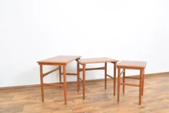 Pamono Mid-Century Danish Teak Nesting Tables, 1960s, Set of 3 Sale