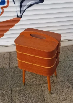 Pamono Mid-Century Danish Teak Sewing Cabinet, 1960s Outlet