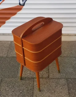 Pamono Mid-Century Danish Teak Sewing Cabinet, 1960s Outlet