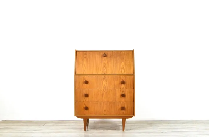 Pamono Mid-Century Danish Teak Secretary, 1960s Outlet