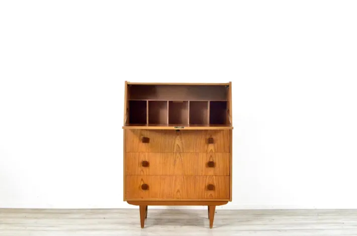 Pamono Mid-Century Danish Teak Secretary, 1960s Outlet