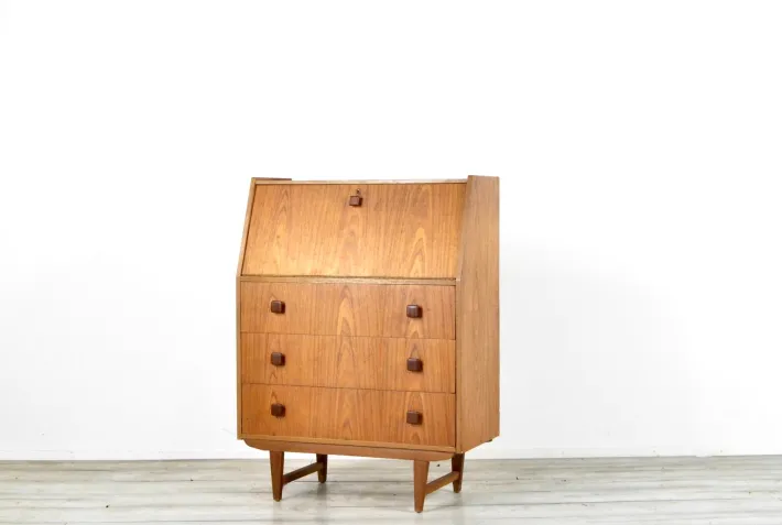 Pamono Mid-Century Danish Teak Secretary, 1960s Outlet