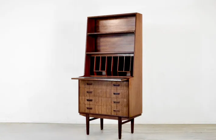 Pamono Mid-Century Danish Teak Secretary Clearance