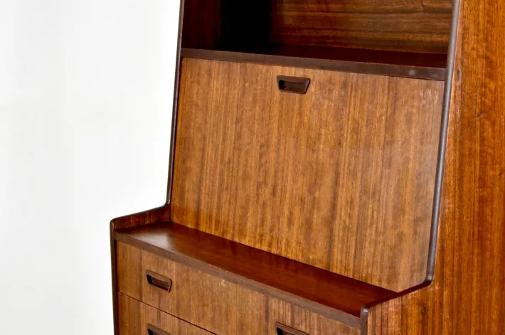 Pamono Mid-Century Danish Teak Secretary Clearance