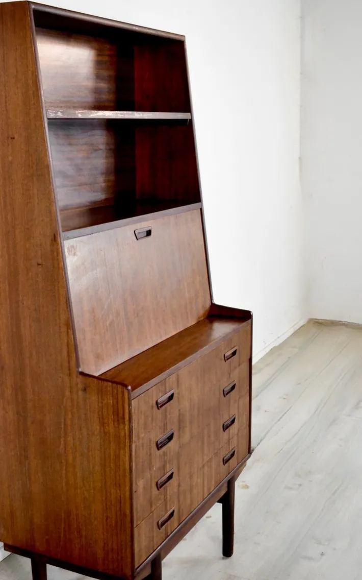 Pamono Mid-Century Danish Teak Secretary Clearance