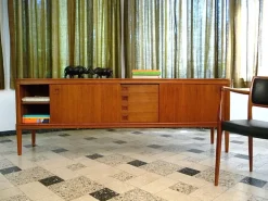 Pamono Mid-Century Danish Teak Sideboard by H.W. Klein for Bramin, 1960s