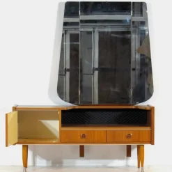 Pamono Mid-Century Design Dressing Table in Teak with Legs, 1960s New
