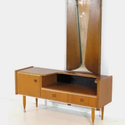 Pamono Mid-Century Design Dressing Table in Teak with Legs, 1960s New