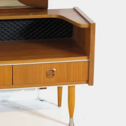 Pamono Mid-Century Design Dressing Table in Teak with Legs, 1960s New