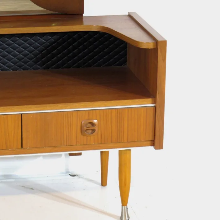 Pamono Mid-Century Design Dressing Table in Teak with Legs, 1960s New