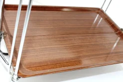 Pamono Mid-Century Dinett Foldable Serving Trolley from Bremshey Solingen, 1960s Hot