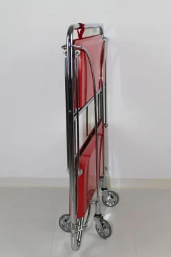 Pamono Mid-Century Dinette Foldable Serving Trolley from Bremshey Solingen, 1960s Outlet