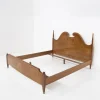 Pamono Mid-Century Double Bed Frame in Wood by Paolo Buffa, 1950s Discount