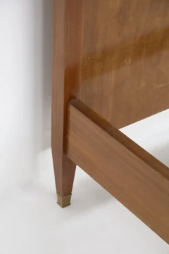 Pamono Mid-Century Double Bed Frame in Wood by Paolo Buffa, 1950s Discount