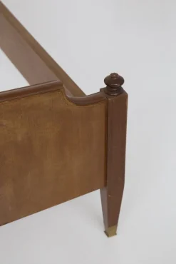 Pamono Mid-Century Double Bed Frame in Wood by Paolo Buffa, 1950s Discount