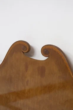 Pamono Mid-Century Double Bed Frame in Wood by Paolo Buffa, 1950s Discount