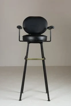Pamono Mid-Century Dutch Childs High Chair attributed to Kembo, 1960s
