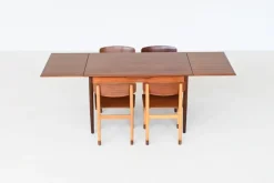 Pamono Mid-Century Extendable Dining Table in Teak by Børge Mogensen, Denmark, 1960s New