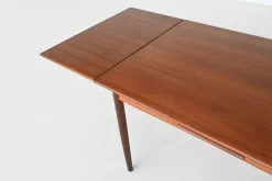 Pamono Mid-Century Extendable Dining Table in Teak by Børge Mogensen, Denmark, 1960s New