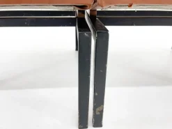 Pamono Mid-Century Faux Leather & Metal Lounge Chair, 1970s Sale