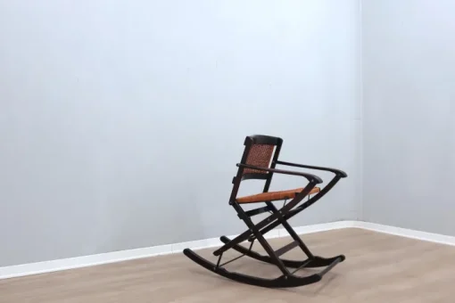 Pamono Mid-Century Folding Rocking Chairs from Fratelli Reguitti, 1950s Discount