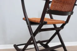 Pamono Mid-Century Folding Rocking Chairs from Fratelli Reguitti, 1950s Discount