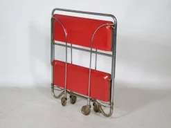 Pamono Mid-Century Folding Serving Trolley from Bremshey, 1960s New