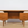 Pamono Mid-Century Freestanding Teak Desk, Denmark, 1960s Sale