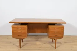 Pamono Mid-Century Freestanding Teak Desk, Denmark, 1960s Sale