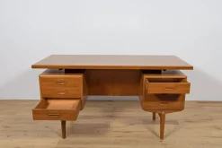 Pamono Mid-Century Freestanding Teak Desk, Denmark, 1960s Sale