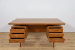 Pamono Mid-Century Freestanding Teak Desk, Denmark, 1960s Sale