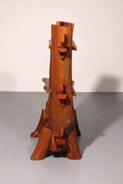 Pamono Mid-Century French Wooden Bookcase, 1960s