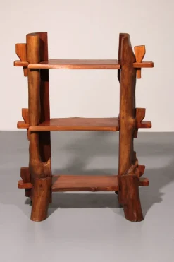 Pamono Mid-Century French Wooden Bookcase, 1960s