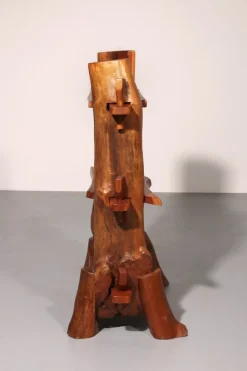 Pamono Mid-Century French Wooden Bookcase, 1960s