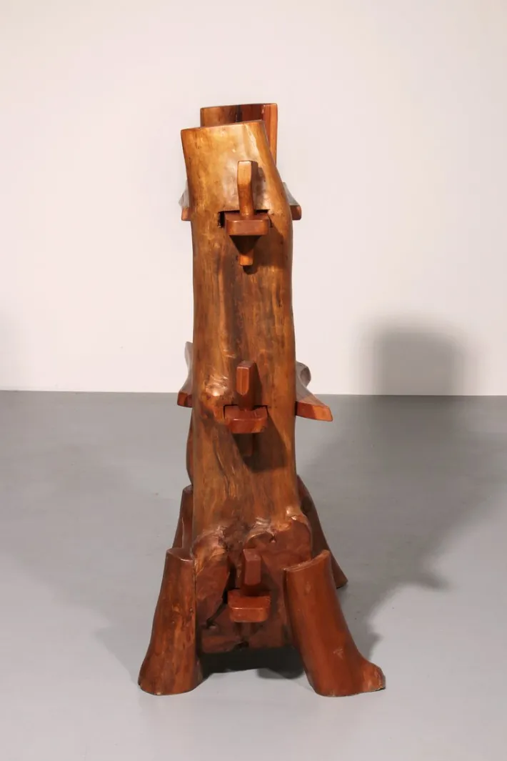 Pamono Mid-Century French Wooden Bookcase, 1960s