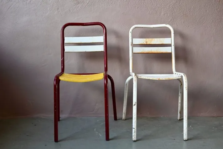 Pamono Mid-Century Garden Chairs from Tolix, 1950s, Set of 2 Clearance