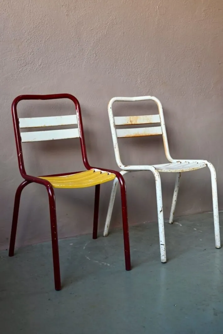 Pamono Mid-Century Garden Chairs from Tolix, 1950s, Set of 2 Clearance