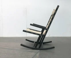 Pamono Mid-Century German Minimalist Safari Rocking Chair from Casala, 1960s Outlet