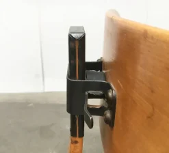 Pamono Mid-Century German Wooden Swivel Chair from Sedus