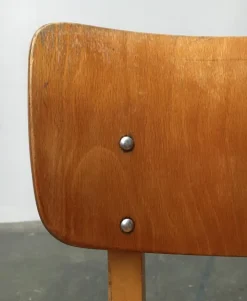 Pamono Mid-Century German Wooden Children Swivel Chair from Casala Outlet