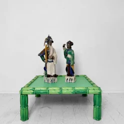 Pamono Mid-Century Green Ceramic Coffee Table by Colin Morrow for Arpex Rome, 1970s Hot