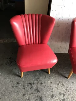 Pamono Mid-Century Hungarian Vinyl Living Room Set, 1960s, Set of 3 New