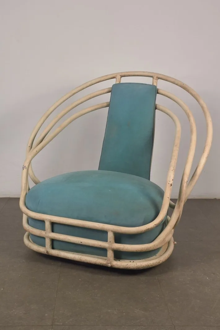 Pamono Mid-Century Iron Lounge Chair Online
