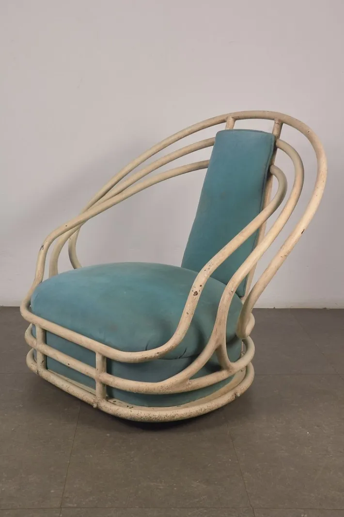 Pamono Mid-Century Iron Lounge Chair Online