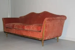 Pamono Mid-Century Italian Armchairs and Sofa Set, 1950s, Set of 3 Discount